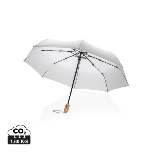21" Impact AWARE™ RPET 190T bamboe auto open/dicht paraplu 21" Impact AWARE™ RPET 190T bamboe auto open/dicht paraplu