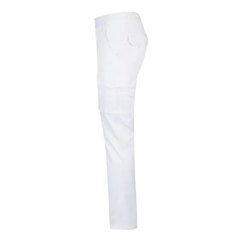 VL LUGH. Pantalon stretch, multipoches (240g/m²) en coton (46%), EME (38%) et polyester (16%)