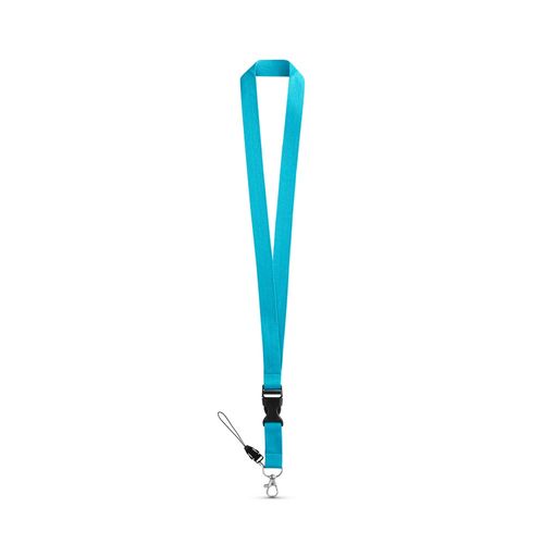 ANQUETIL. Polyester lanyard with metal carabiner ANQUETIL. Polyester lanyard with metal carabiner