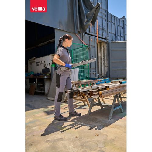 VL NJORD. Two-tone multi-pocket twill trousers (240 g/m²), in cotton (35%) and polyester (65%)