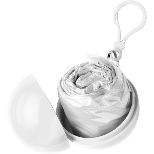 Etui boule contenant un poncho Pippa