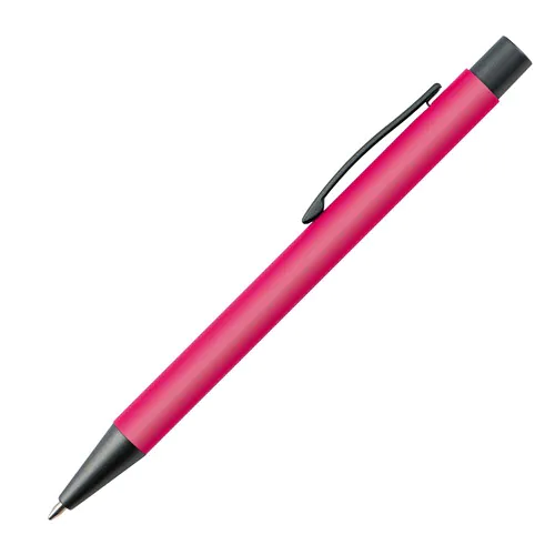 Plastic ballpoint pen with metal clip Plastic ballpoint pen with metal clip