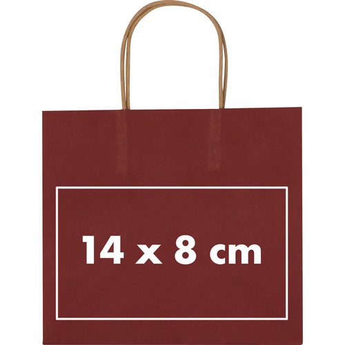 papieren tas, klein papieren tas, klein
