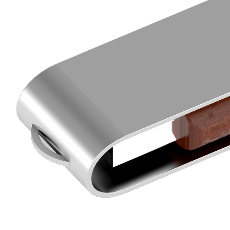 Wood and metal USB key Twist Wood Wood and metal USB key Twist Wood