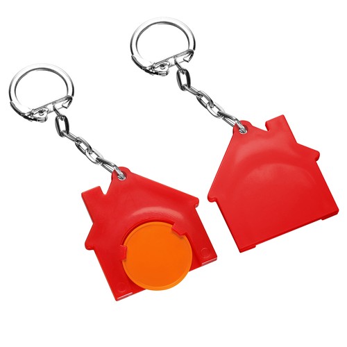 Chip holder with 1€ chip "house" Chip holder with 1€ chip "house"