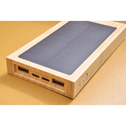 Bamboo solar power bank Elz