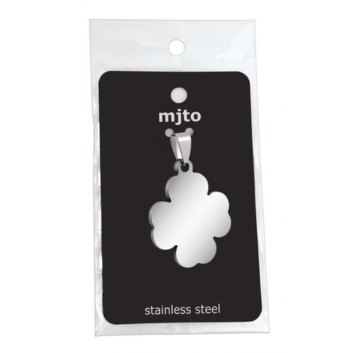 PENDANT FLOWER SMALL STEEL 22x26mm PENDANT FLOWER SMALL STEEL 22x26mm