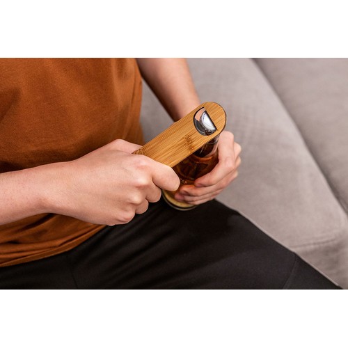 Bamboo-metal bottle opener Bamboo-metal bottle opener