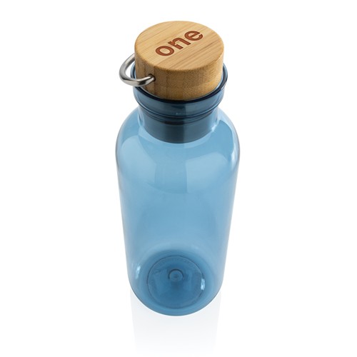 Bouteille 680ml en rPET RCS, couvercle en bambou