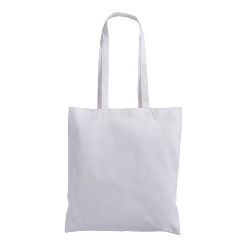 120 g/m2 recycled cotton shopper bag, long handles.