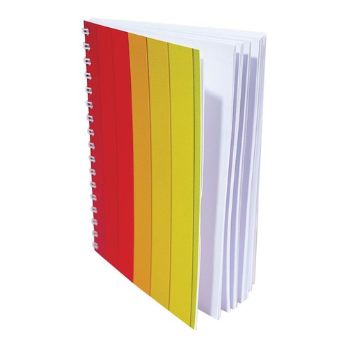 A6 SPIRAL PAD COVER PP PRINT. 1 SIDE 50 FLS CUSTOMIZABLE