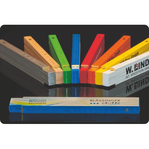 Wooden folding rule