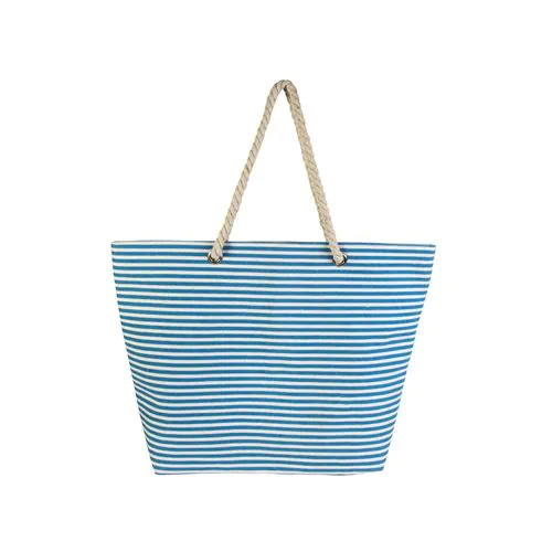 Sac de plage en polyester avec sufflet à la baseet fermeture eclaire Sac de plage en polyester avec sufflet à la baseet fermeture eclaire