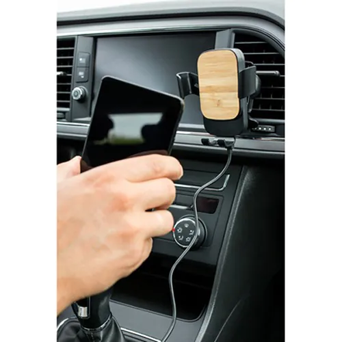 Gravity mobile phone holder for car, wireless charger 15W | Amberle