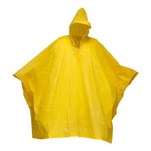 Poncho impermeabile in PVC goffrato, inserito in bustina Poncho impermeabile in PVC goffrato, inserito in bustina