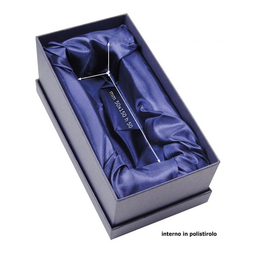 BLUE BOX SATIN BLUE 210X110X70 MM BLUE BOX SATIN BLUE 210X110X70 MM