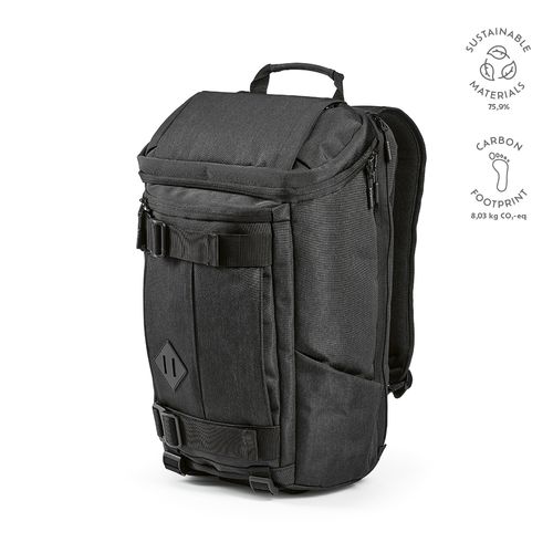 Zaino Paso 20L in rPET. Loops inferiori. Per laptop 17" Zaino Paso 20L in rPET. Loops inferiori. Per laptop 17"