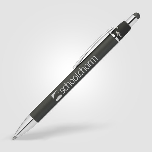 Orbit Spinner Penna in metallo cromato con stilo Orbit Spinner Penna in metallo cromato con stilo