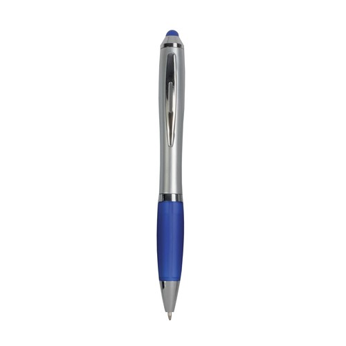 Stylo en plastique pour écran tactile avec grip coloré Stylo en plastique pour écran tactile avec grip coloré
