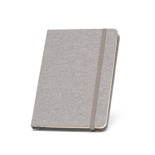 BOYD. A5 notebook in recycled polyester (100% rPET) with lined sheets BOYD. A5 notebook in recycled polyester (100% rPET) with lined sheets