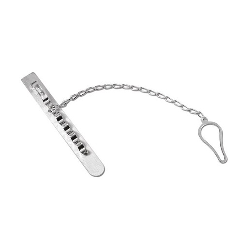 TIE CLIP SILVERWARE 925% "ZINNIA"