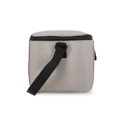 600D gerecycled PET koeltas voor 6 blikjes 25 x 14.5 x 15.5 cm 5 L