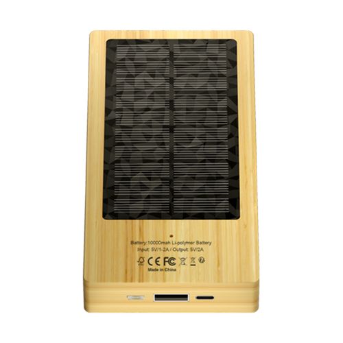 10 000mAh Power Bank with Solar Panel 10 000mAh Power Bank with Solar Panel