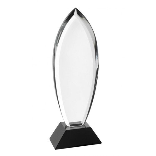 CRYSTAL TROPHY ROME H=306 MM. SP.17 MM.
