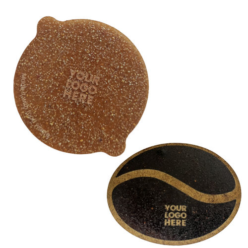 Biomaterial coaster from organic waste