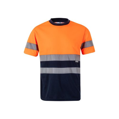 VL BRAHMA LARGE. Two-tone bird-eye technical T-shirt (140g/m²), in polyester (100%)