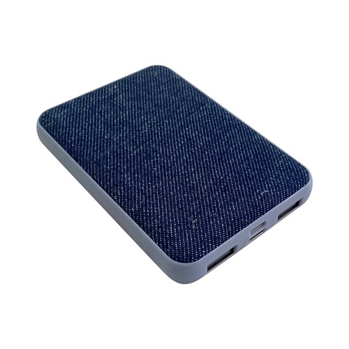 Powerbank en R-PET et coton bio Xandar Powerbank en R-PET et coton bio Xandar