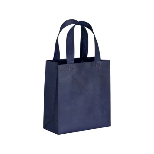 80 g/m2 non-woven fabric mini shopping bag with gusset and short handles 80 g/m2 non-woven fabric mini shopping bag with gusset and short handles