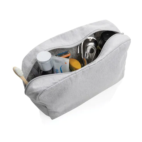 Impact Aware™ 285 gsm rcanvas toiletry bag undyed Impact Aware™ 285 gsm rcanvas toiletry bag undyed