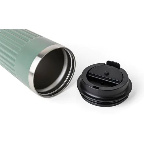 Mug double paroi en acier inoxydable recyclé de 400 ml Chiara