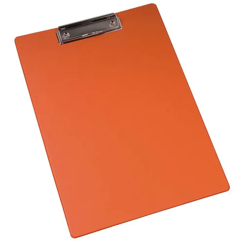 Plastic A4 folder with metal clip Plastic A4 folder with metal clip
