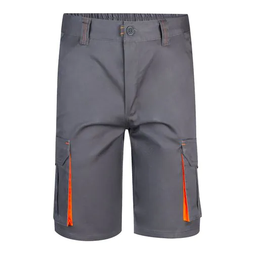 VL HEMERA. Two-tone, multi-pocket stretch Bermuda shorts (240g/m²), in cotton (46%), EME (38%) and polyester (16%) VL HEMERA. Two-tone, multi-pocket stretch Bermuda shorts (240g/m²), in cotton (46%), EME (38%) and polyester (16%)