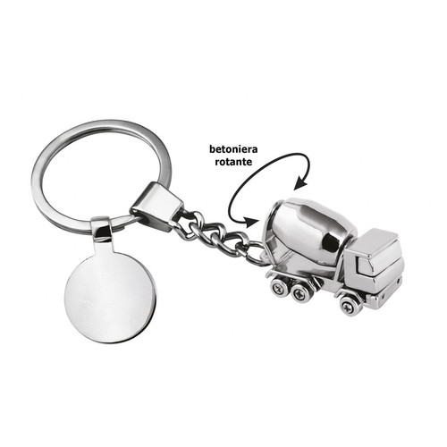KEYCHAIN CEMENT MIXER WITH TOKEN KEYCHAIN CEMENT MIXER WITH TOKEN