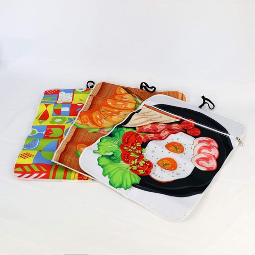 BASE DE MESA CON BOLSA PARA CUBIERTOS PERSONALIZABLE