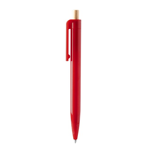 Stylo à bille avec mécanisme à clic, bouton en bam Cássia