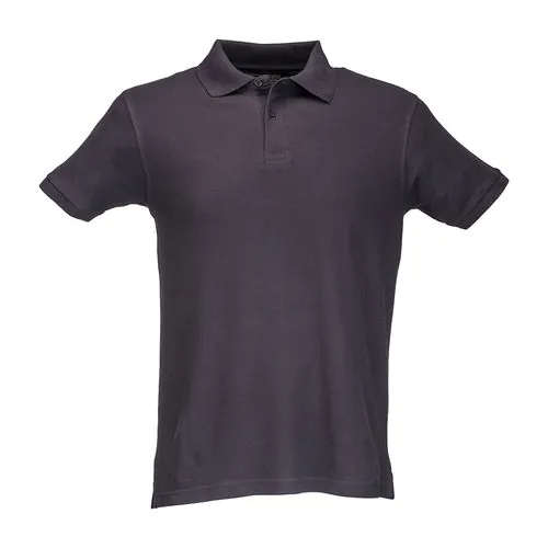100% piqué cotton (180 g/m2) short-sleeved polo shirt with two-button collar