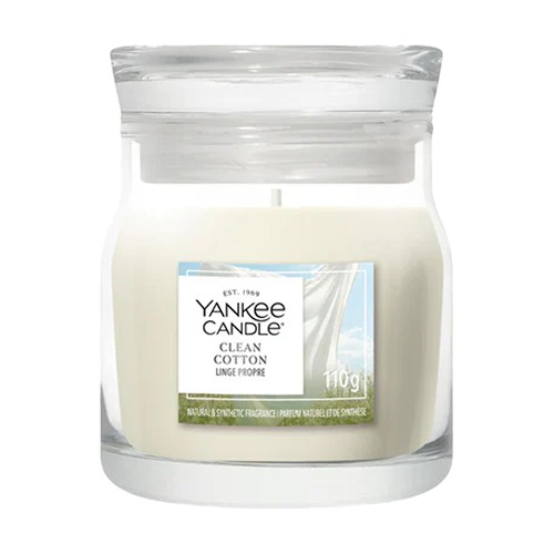 Yankee Candle Clean Cotton Small Jar bougie parfumée Yankee Candle Clean Cotton Small Jar bougie parfumée