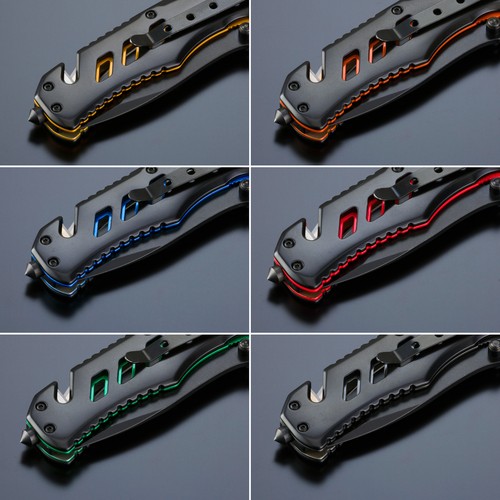 COLTELLO D’EMERGENZA IN ACCIAIO RIVESTITO DI TITANIO OPTIMA COLTELLO D’EMERGENZA IN ACCIAIO RIVESTITO DI TITANIO OPTIMA