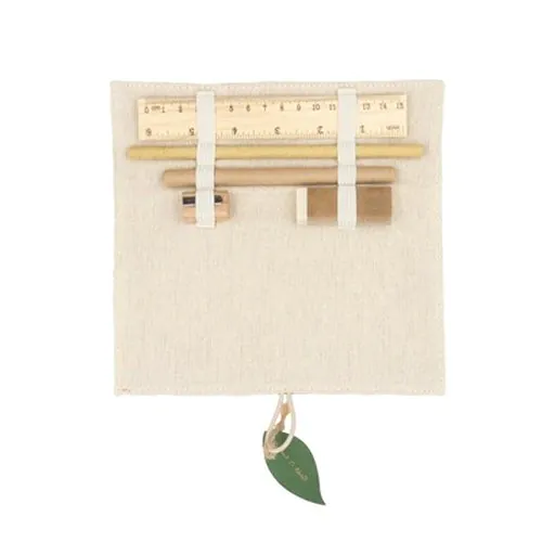 School set, pencil case, pencil, ball pen, ruler, eraser and pencil sharpener | Clark