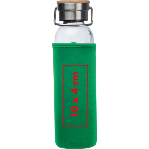 Bouteille en verre avec housse néoprène, 600 ml Bouteille en verre avec housse néoprène, 600 ml