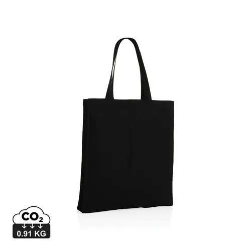 Impact AWARE™ gerecycled katoenen draagtas met bodem 145gsm