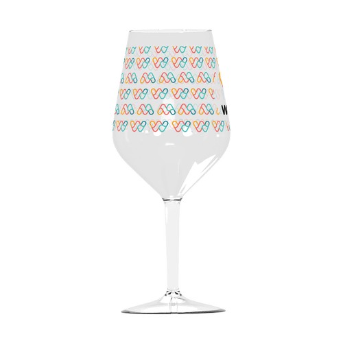 "Cabernet" 47 cL wijnglas op maat in Tritan - Digitale bedrukking