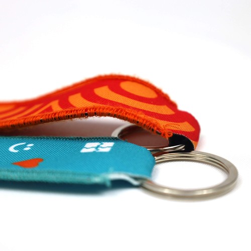 GRAND PORTE-CLÉS RUBAN PERSONNALISABLE
