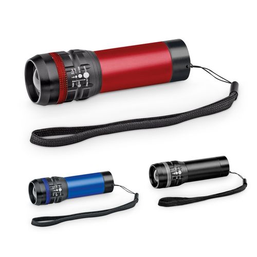 ZOOMIN. Aluminium torch with zoom function with 3 light modes ZOOMIN. Aluminium torch with zoom function with 3 light modes