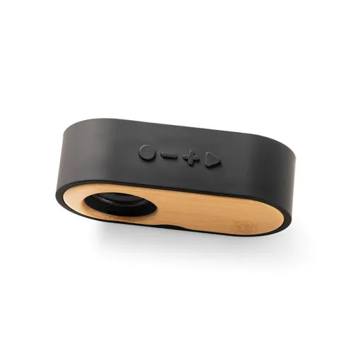 TILLY. Portable 3W speaker with 5h battery life made from bamboo and recycled ABS (100% rABS)