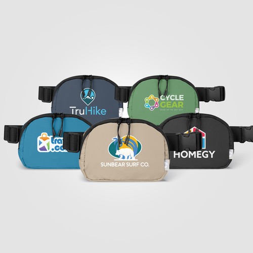 Taiga RPET Nylon Zippered Waist Bag - 1.2 L Taiga RPET Nylon Zippered Waist Bag - 1.2 L
